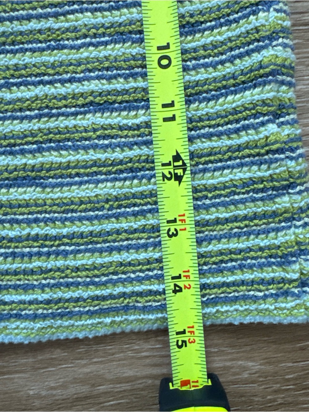 Women’s Striped Knit Tank Top & Skirt Set - Mint, Lime & Navy - S - Picture 6 of 8